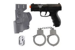 Vojenská sada 4ks pistole na setrvačník s doplňky